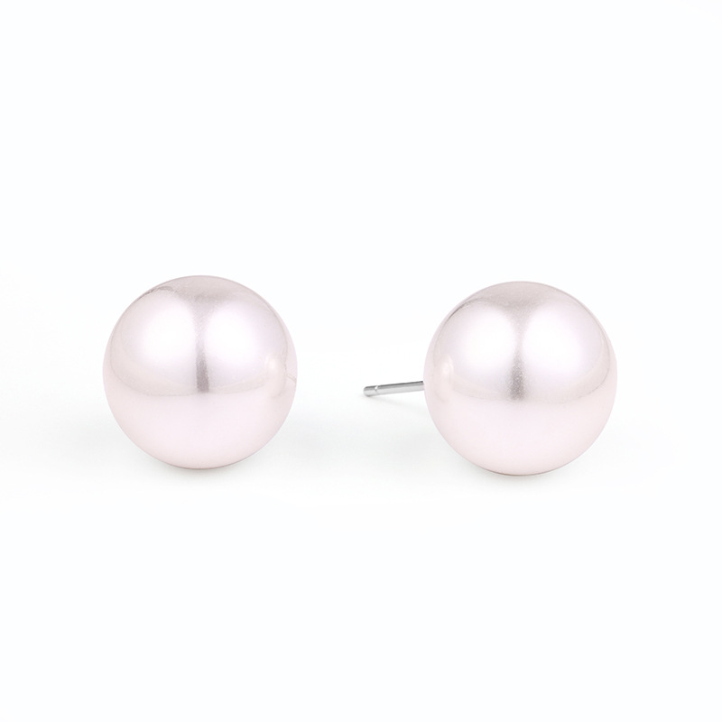 夏季欧美红色系女S925红玛瑙复古韩版耳饰纯银包金豆豆圆珠耳钉详情21