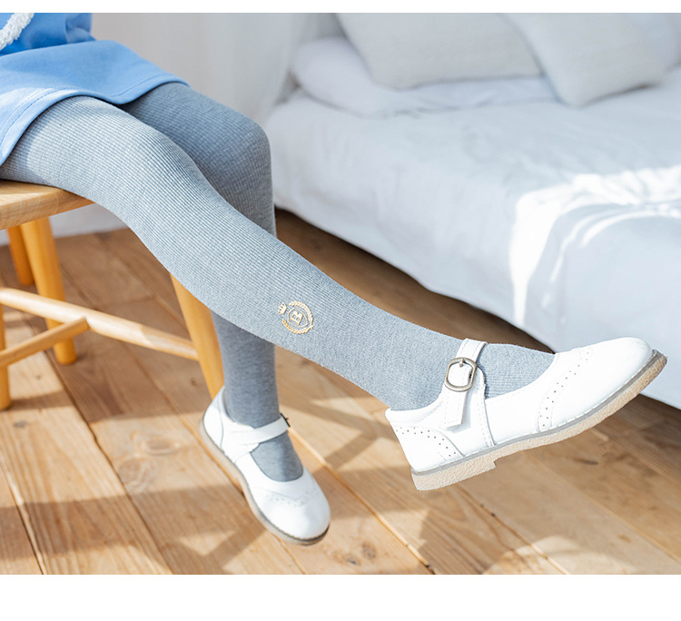 女童连裤袜春秋薄款外穿宝宝连袜踩脚配裙子韩版棉质婴儿童打底裤详情19