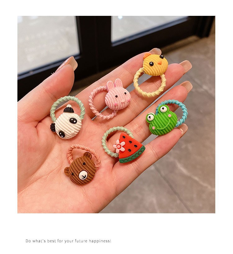 宝宝发圈发小皮筋头绳高弹力橡皮筋女童发绳头饰儿童发饰饰品详情31