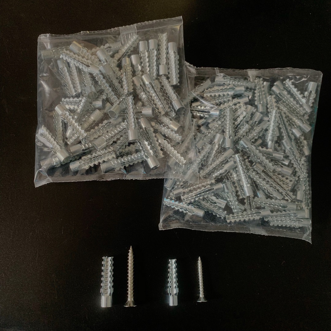 铁膨胀管轻钢金属圣诞树膨胀防松型四边膨胀6mm8mm膨胀管锯齿壁虎详情9