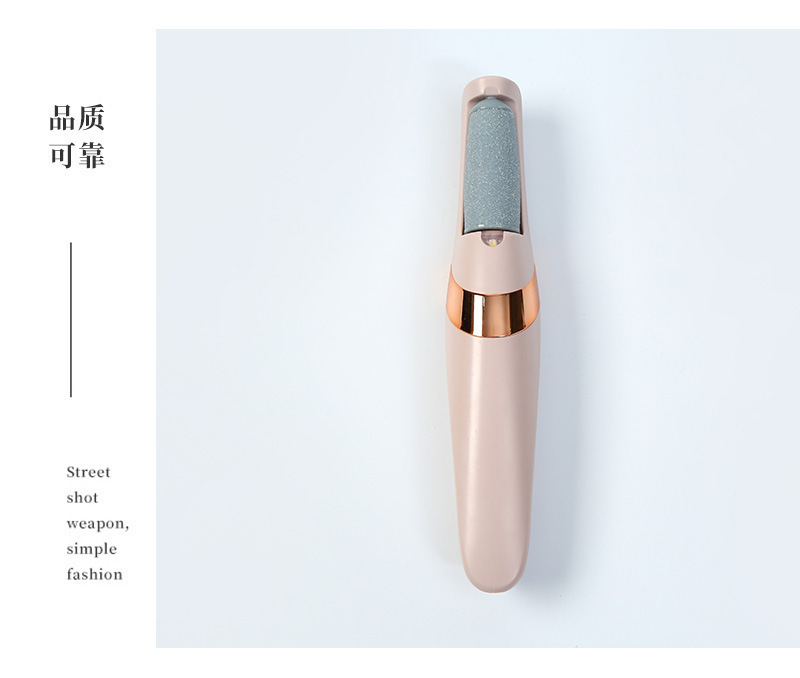 Cross-border electric foot massser, a small rechargeable foot care device for removing calluses and dead skin, and automatic foot care pic 12