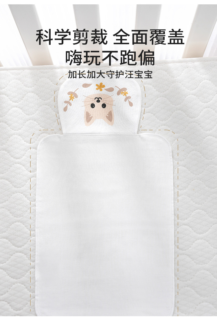 汗巾隔汗巾儿童纯棉婴儿吸汗巾幼儿园宝宝儿童垫背巾卡通可印logo详情5