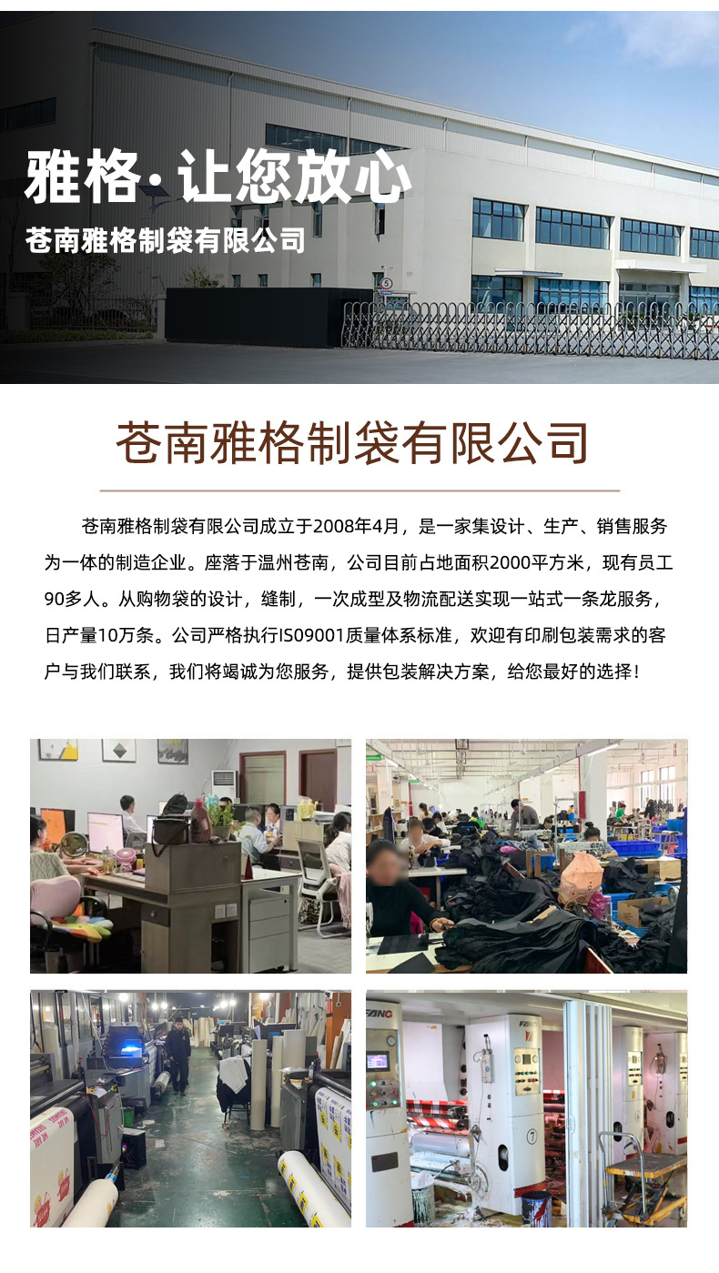 丽新布RPET购物袋韩国订单环保袋网红韩版ins风包装塑料环保袋详情3