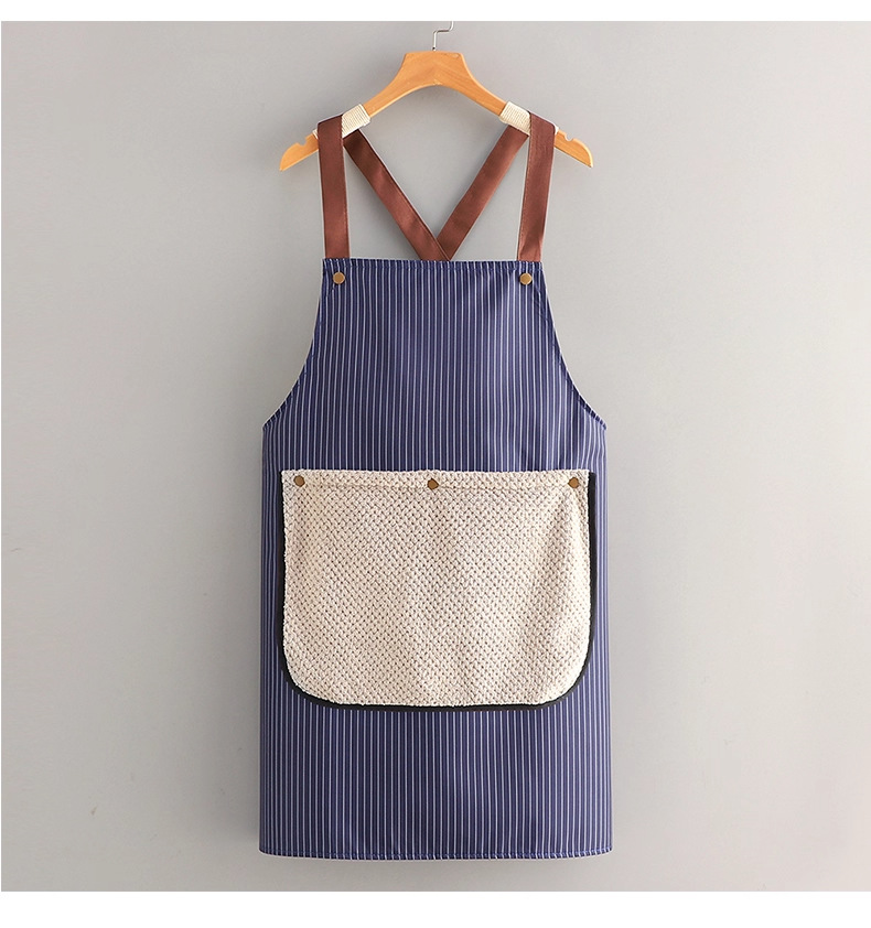 高颜值可拆卸防油擦手巾围裙防水加厚2025新款年轻高级家用厨房详情16