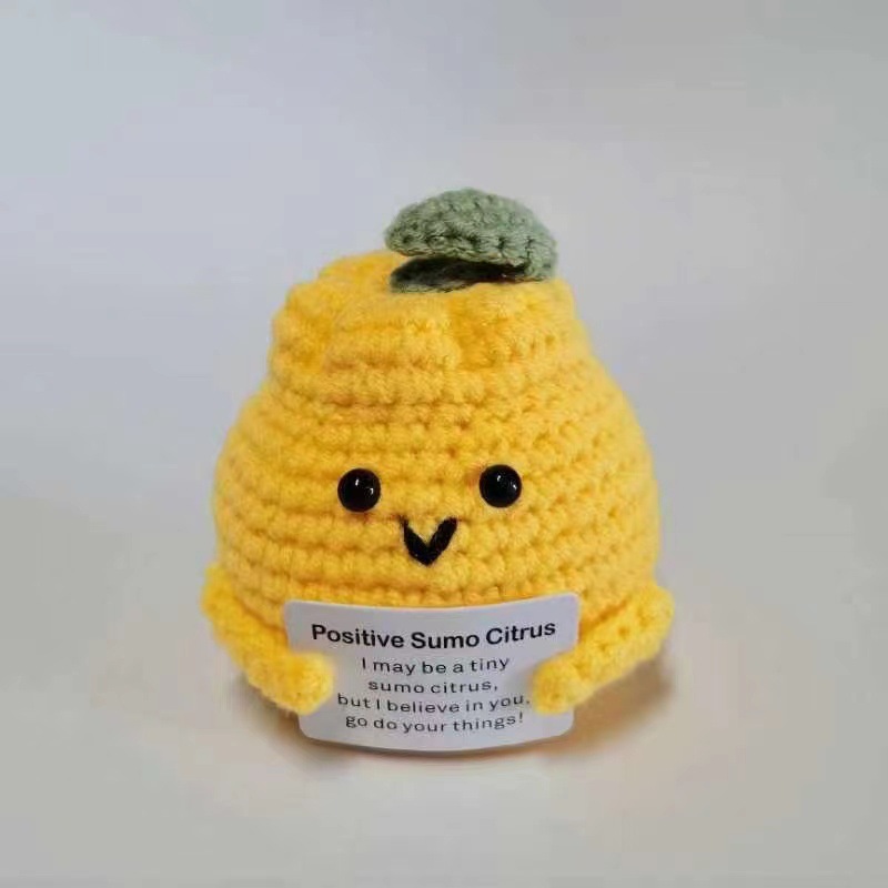 创意手工毛线玩偶可爱钩织搞怪大葱白菜西兰花玩偶情侣趣味小礼品详情8