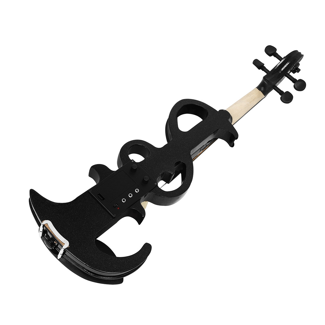 Electro-acoustic violin, solid wood violin, adult, children, beginners, playing electronic violin, headphones, silent violin pic 10