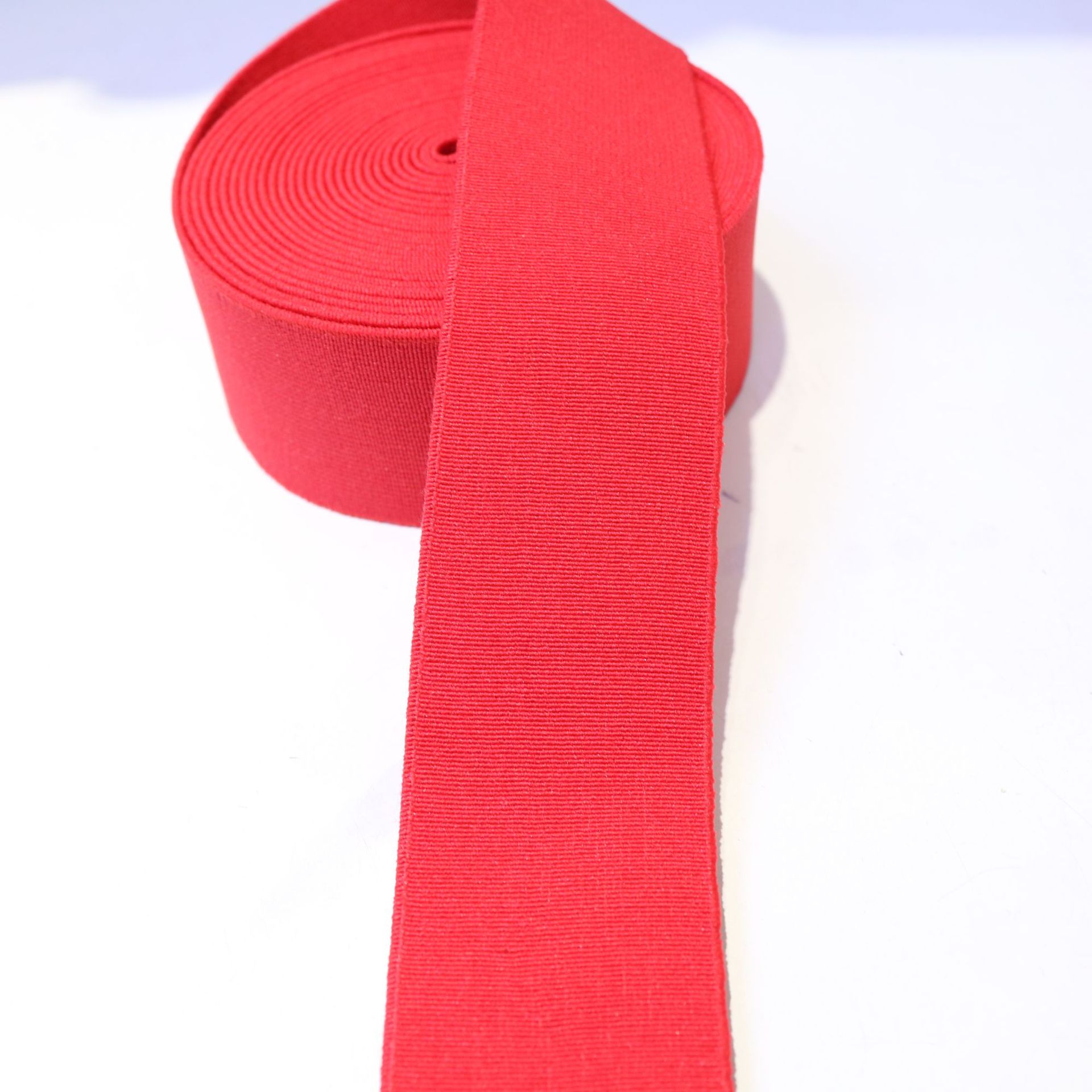 The manufacturer has in stock colored webbing, polyester denser imitation nylon elastic bands, clothing accessories, rubber bands, and supports color processing pic 14