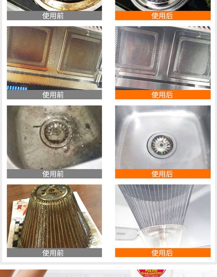 Italian Grand Rooster Head Oil Stain Remover, a multi-functional oil stain cleaning and kitchen cleaner, is a powerful oil stain remover pic 10