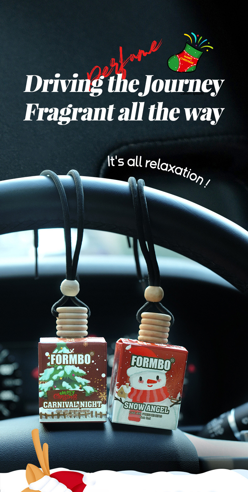 【 Cross-border Exclusive 】FORMBO Car Aroma Diffuser, car interior decoration, Christmas Festive Atmosphere, Odor Removal Aroma Diffuser pic 13
