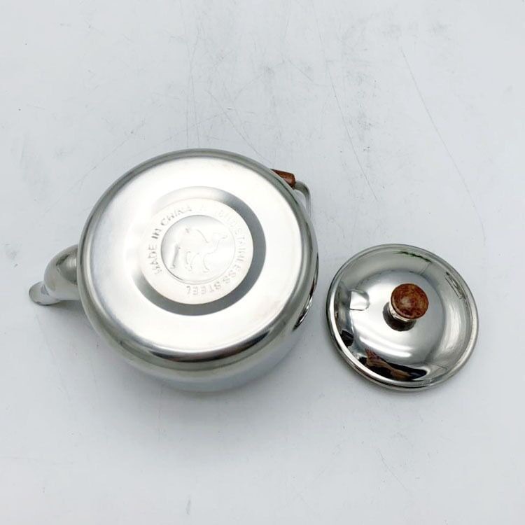 不锈钢水壶木纹柄1.0L多用壶户外电磁炉加厚小水壶无磁手提百合壶详情5