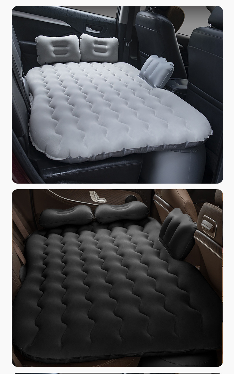 工厂跨境车载充气床轿车后排汽车充气床垫家用波浪纹车载充气床详情18