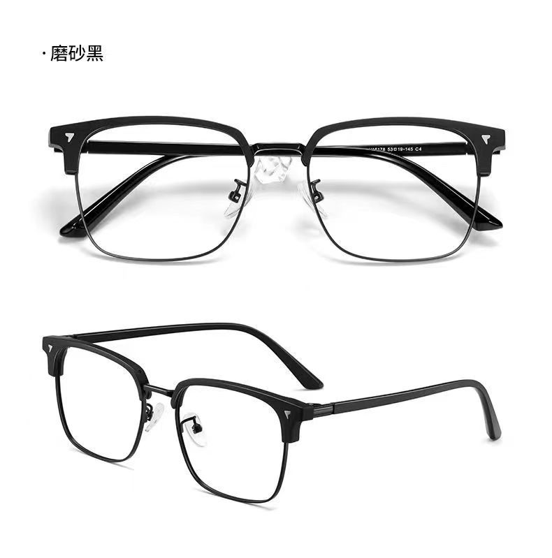 Smart zoom fashionable anti-blue light reading glasses, retro flat light glasses for looking at mobile phones and computers, eye-protecting reading glasses pic 10