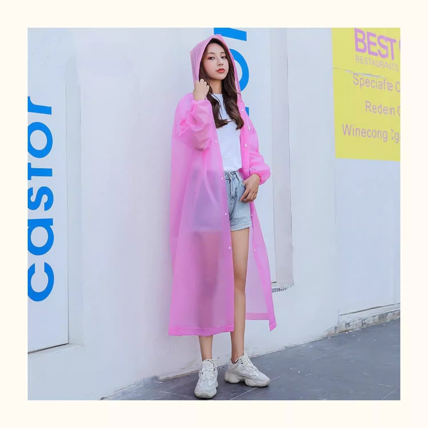 批发加厚男女成人非一次性EVA雨衣雨披长款学生徒步雨衣旅游漂流详情14