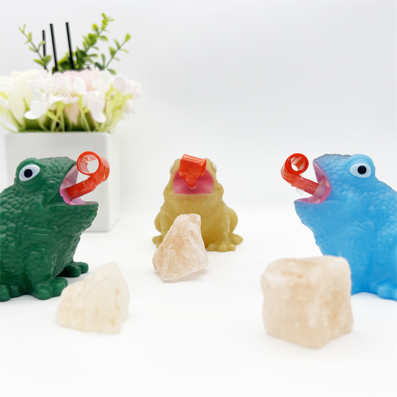 新款发哨声萌宠创意儿童抖音同款青蛙恐龙蛇回弹BB解压玩具吐舌头详情5