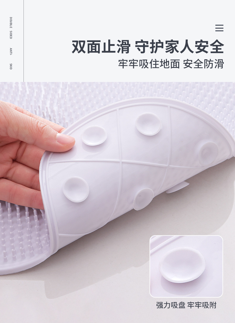 Bathroom anti-slip mat, shower room foot massage and dead skin removal foot mat, household bathroom bath suction cup floor mat, cross-border export, cross-border consignment, Nordic tie-dyed carpet wholesale, plush living room bedroom, popular bedside blanket floor mat pic 7