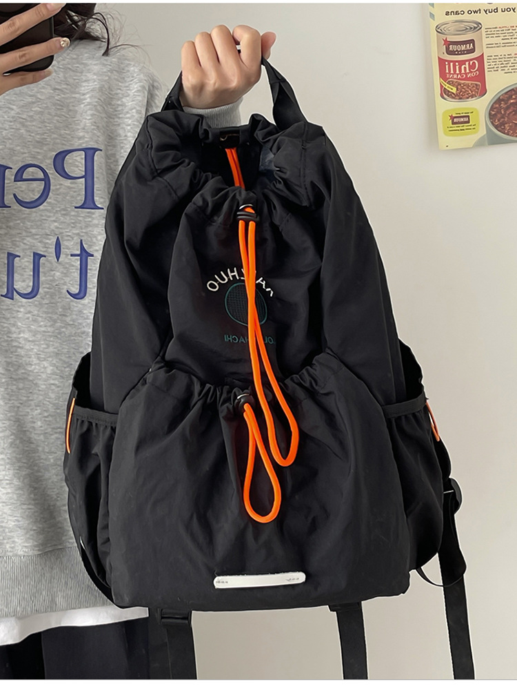 Wholesale and customization of large-capacity, simple and versatile backpacks for women, fashionable and lightweight travel bags for sports women pic 9