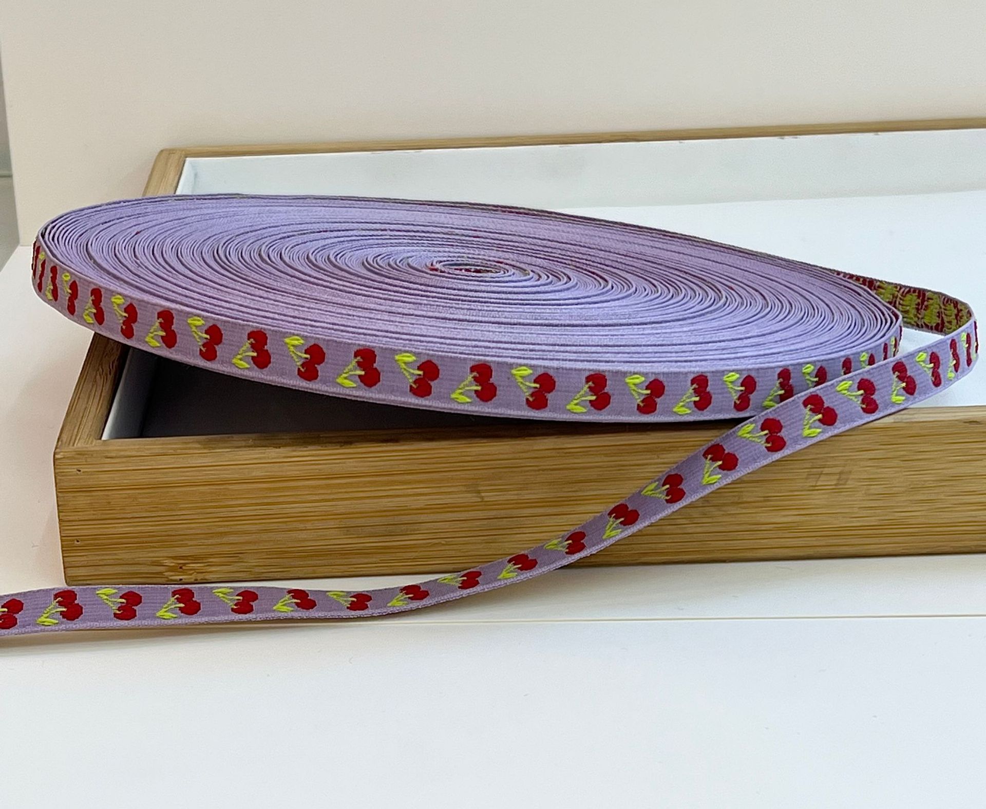 1 cm embroidered jacquard ribbon, hair accessory, headwear, shoe, hat, bag border strap, ethnic woven ribbon, satin ribbon, tie, DIY by hand pic 6