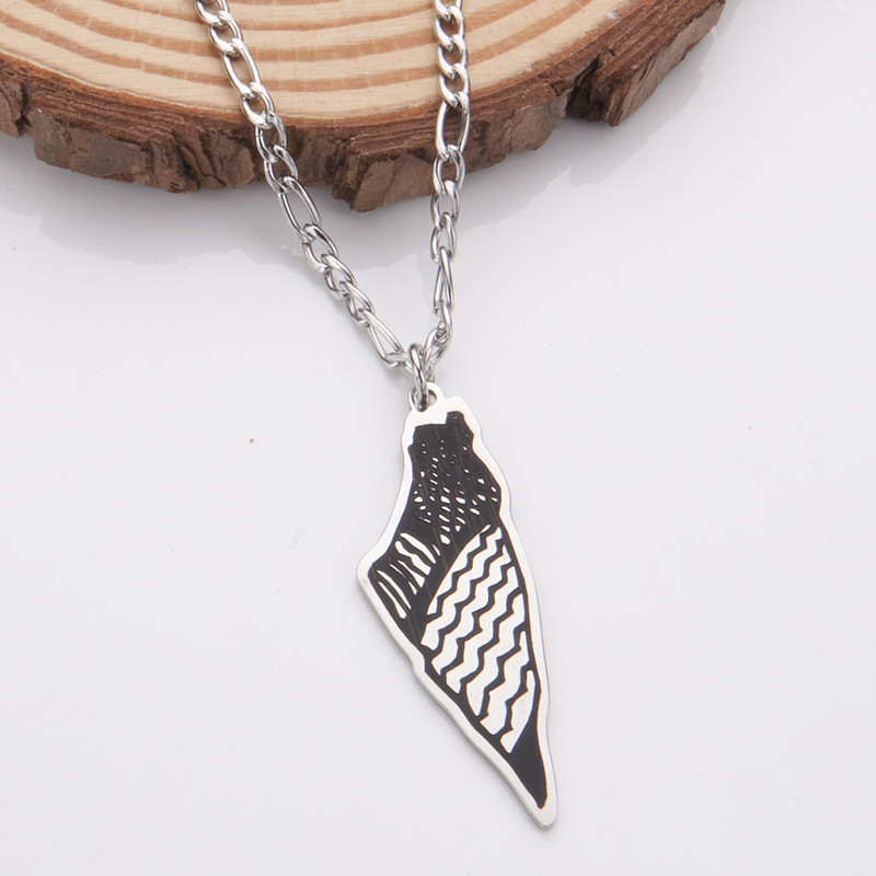 Stainless steel necklaces for Israeli and Palestinian mosques, titanium steel pendants for men and women, fashionable accessories pic 9