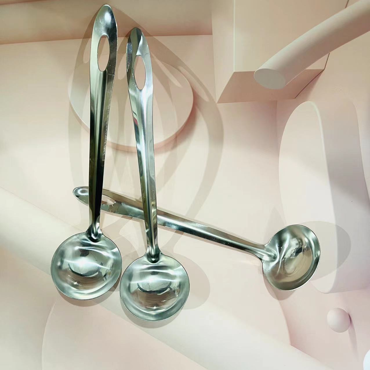 【 Zone 2-10 】6 cm non-magnetic soup spoon 10 per bundle 1000 per piece 6 cm non-magnetic soup spoon Stainless steel spoon Household long-handled hot pot spoon set 1 yuan supply pic 5