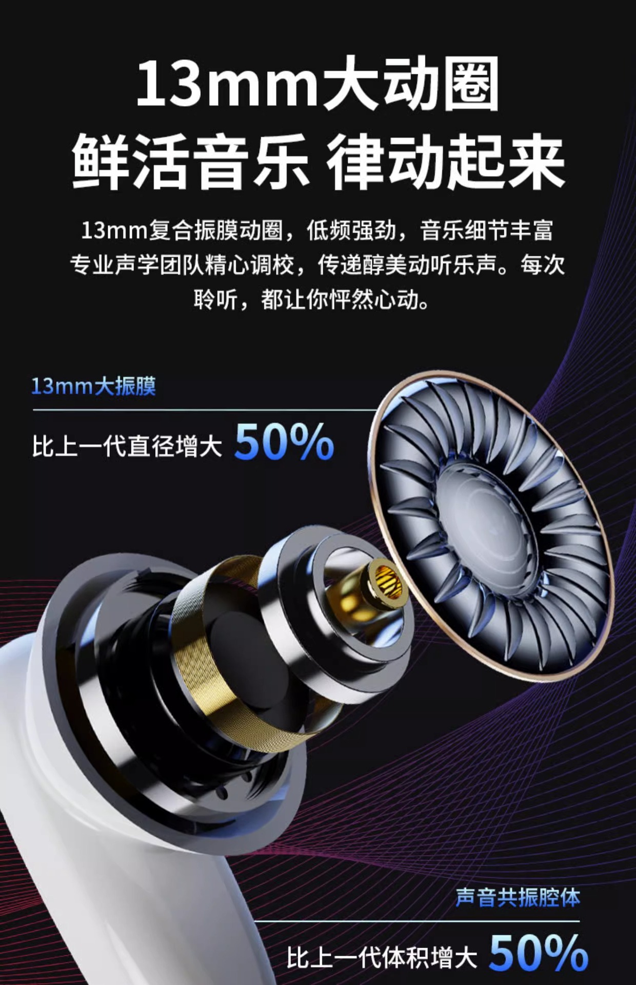 蓝牙耳机适用于苹果OPPO华为vivo安卓无线入耳式塞运动游戏详情12