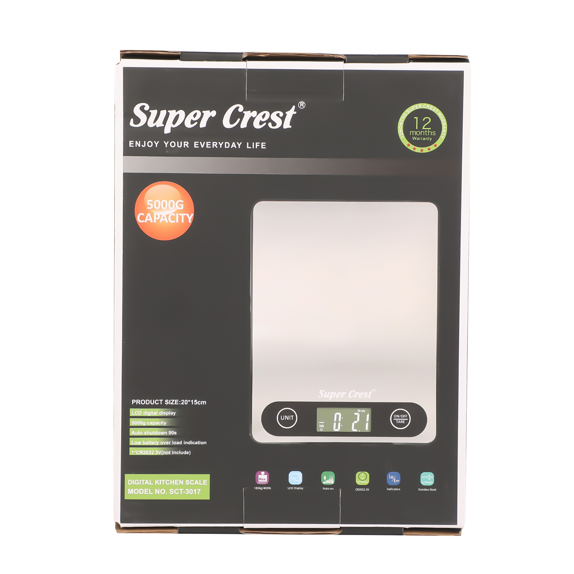 Super Crest 精准电子秤家用克重电子秤厨房专用小秤食物秤小型称详情8