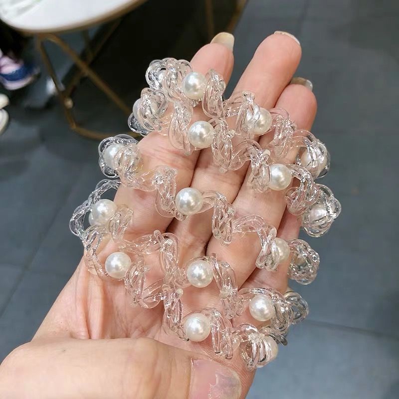 电话线发圈女韩版网红时尚简约头绳气质发绳扎头发皮筋可爱发圈详情11