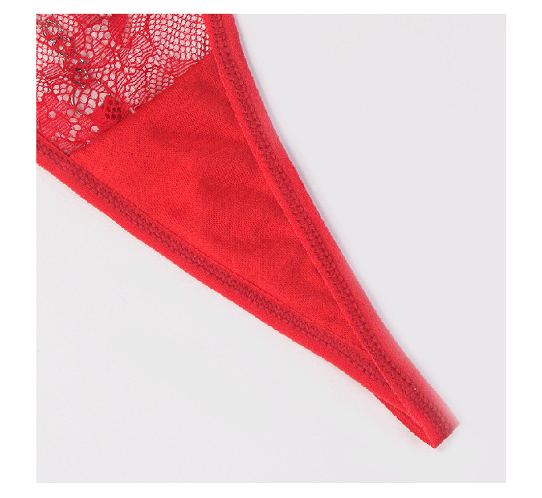 Olivia's Night亚马逊欧美风性感蕾丝链条吊坠饰品丁字裤透气魅力四季通用内裤详情7