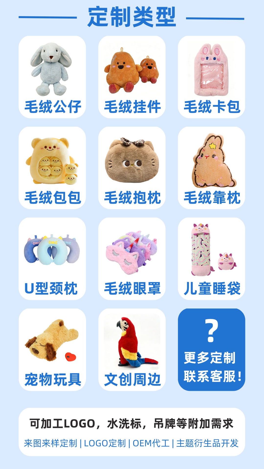 AI双眼显示屏毛绒玩偶定制来图来样IP定制创意礼物智能芯片对讲详情2