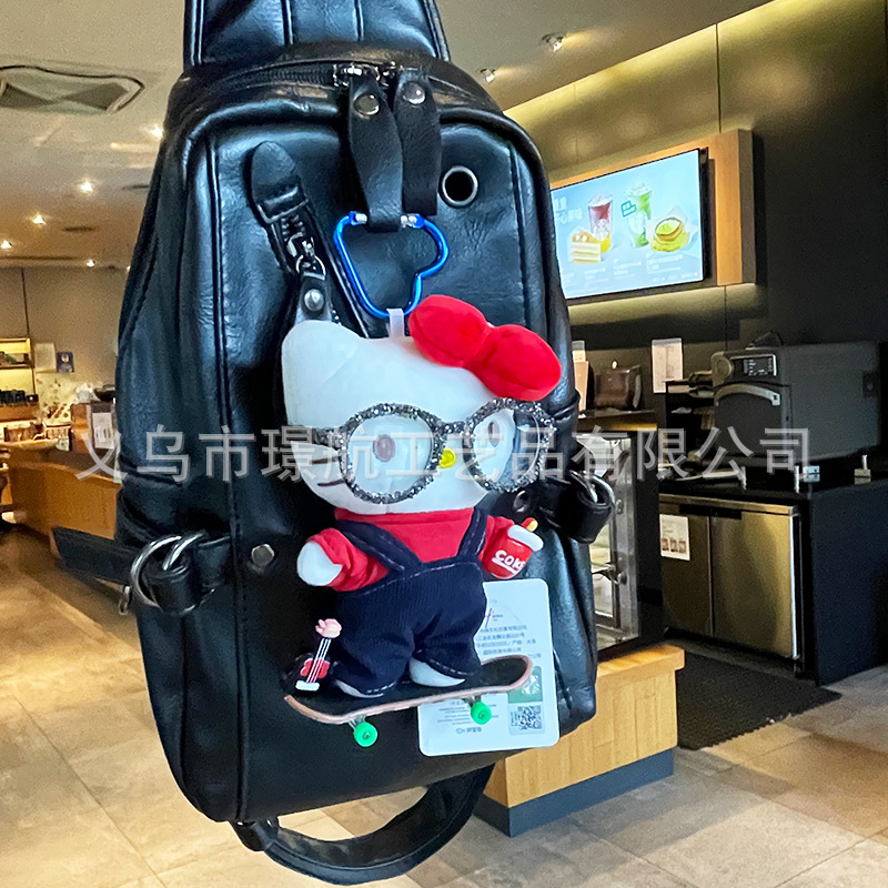 新款hellokitty小挂件正版凯蒂猫毛绒公仔kitty猫可爱玩偶包挂件详情2