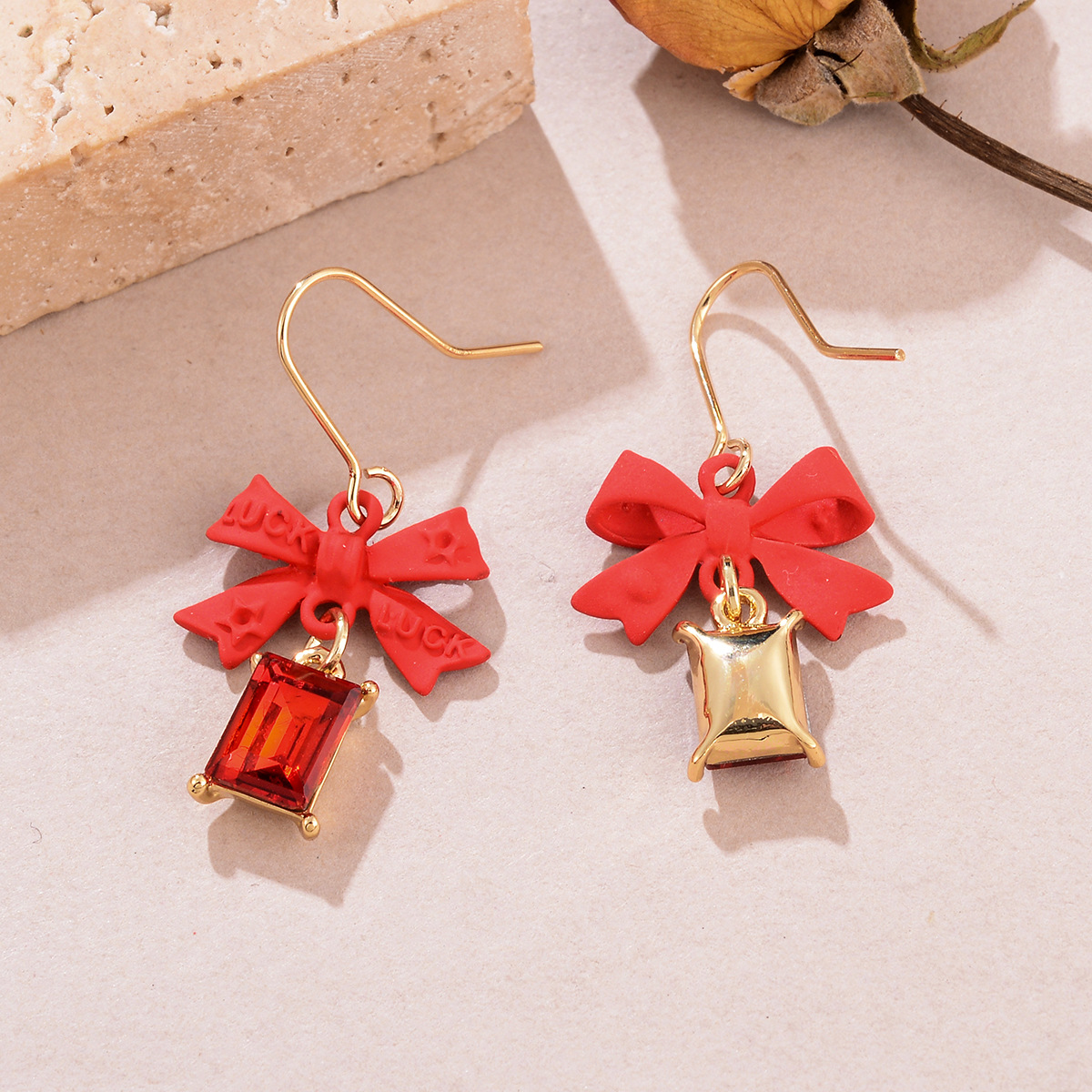 Korean sweet bow earrings, ins style, cute and girlish tassel earrings, French light luxury and high-end earrings pic 22