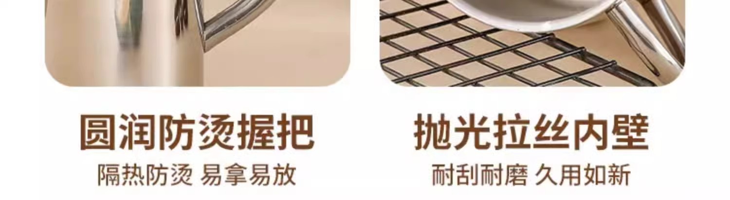双层防烫马克杯带把手304不锈钢水杯幼儿园带盖儿童杯子可印logo详情25