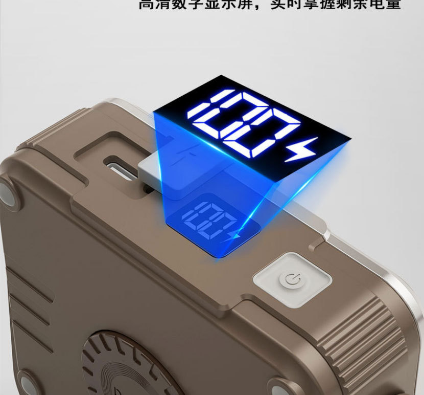 跨境批发野营灯磁吸露营灯帐篷灯可充电户外手电筒照明挂灯应急充电宝详情21