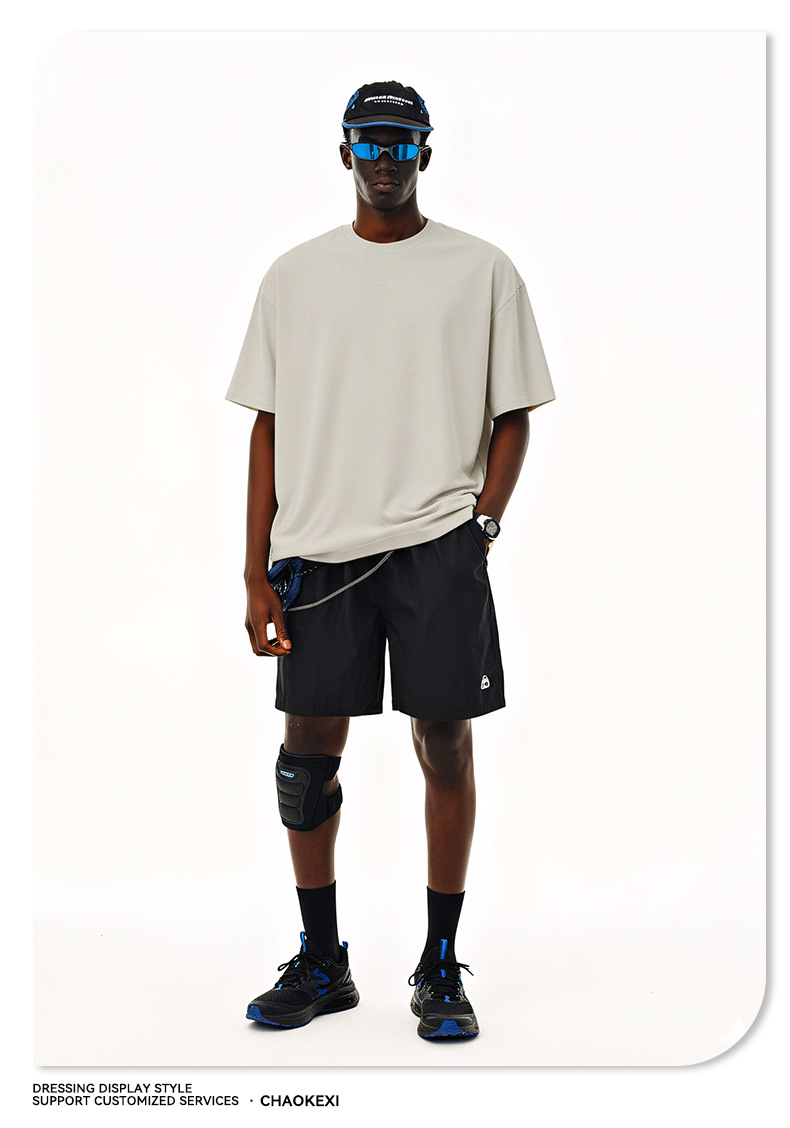 2026春夏新款重磅400G纯棉BOXY短袖潮牌纯色圆领t恤男定制详情32