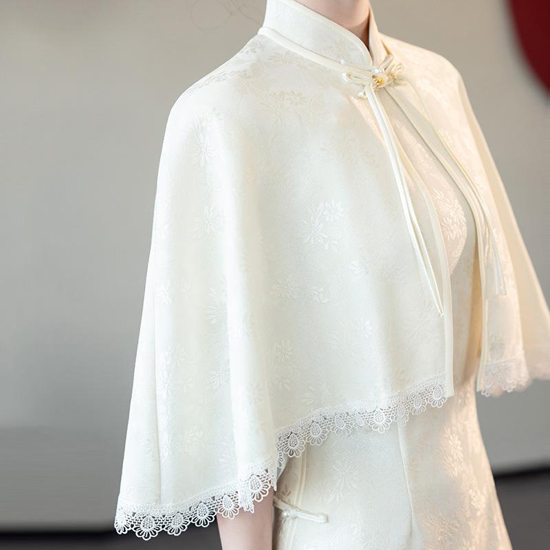 Elegant Chinese trend women's cheongsam dress, sequined dress, student dress, lady dress, wedding dress, veil dress pic 12