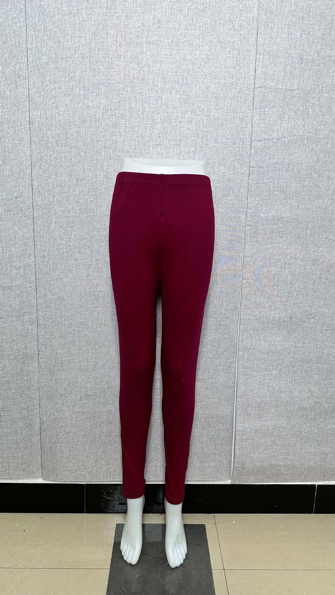 欧美外贸跨境批发纯色时尚高弹紧身裤运动健身跑步长裤一体打底裤详情14