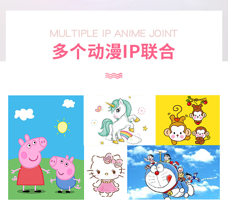 来图定制食品级密胺卡通杯子塑料杯个性化创意多角水杯logo详情5