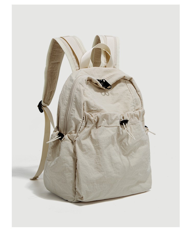 跨境休闲轻便双肩包男女新款大容量旅游防水背包学生书包女详情17