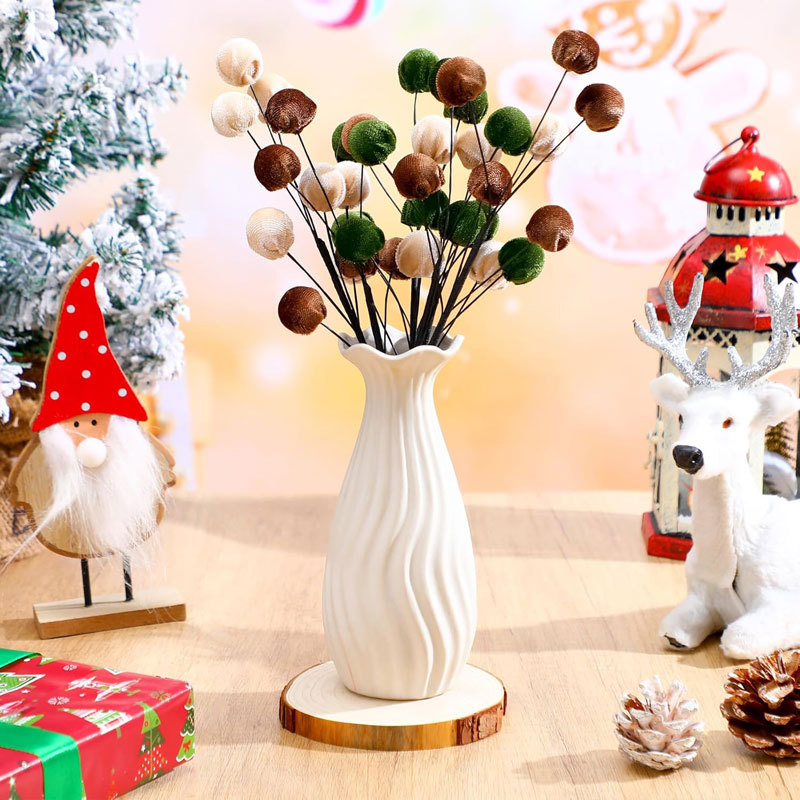 Merry Christmas! New velvet sphere ball paddle Christmas tree decoration Christmas tree wreath decoration factory store pic 6