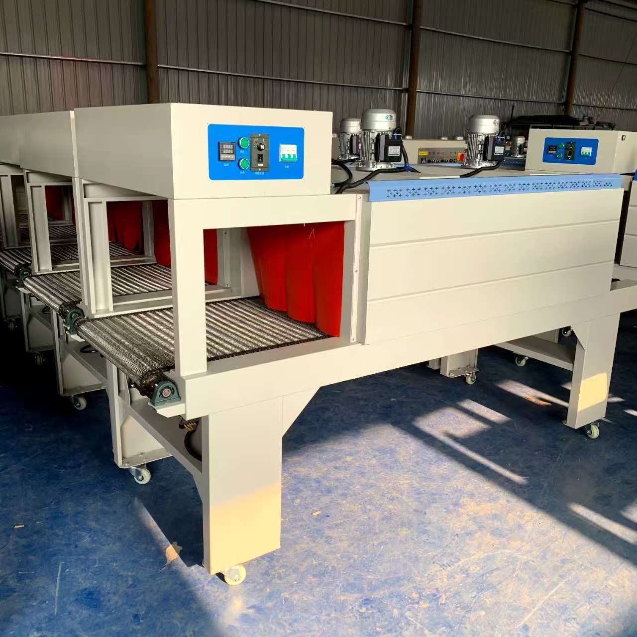 Cuff air push shrink machine, sealing and cutting machine, beverage and mineral water sleeve film, heat shrink film packaging machine, bottle plastic sealing machine pic 13
