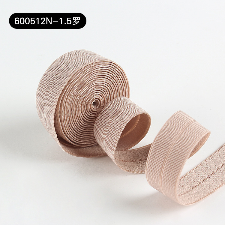 Factory direct sales: 2.0 threaded edge high-elasticity elastic band underwear, bras, down jackets, webbing weaving pic 7