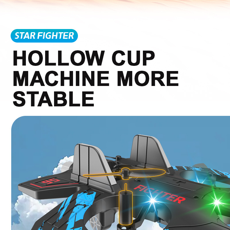 2.4G remote-controlled foam aircraft, gravity-sensing helicopter, roll stunt remote-controlled aircraft, long-range unmanned aerial vehicle pic 10