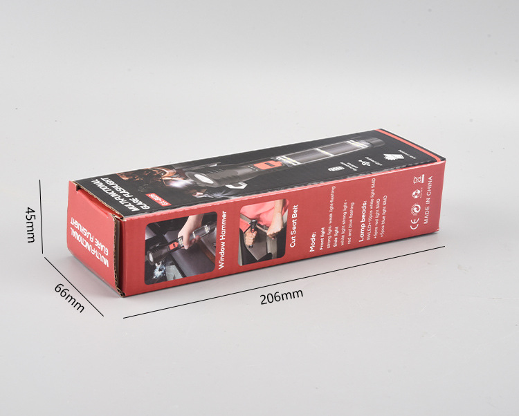 Cross-border new outdoor multi-functional cob camping lamp, auto repair work light, strong light safety hammer, magnetic flashlight pic 21