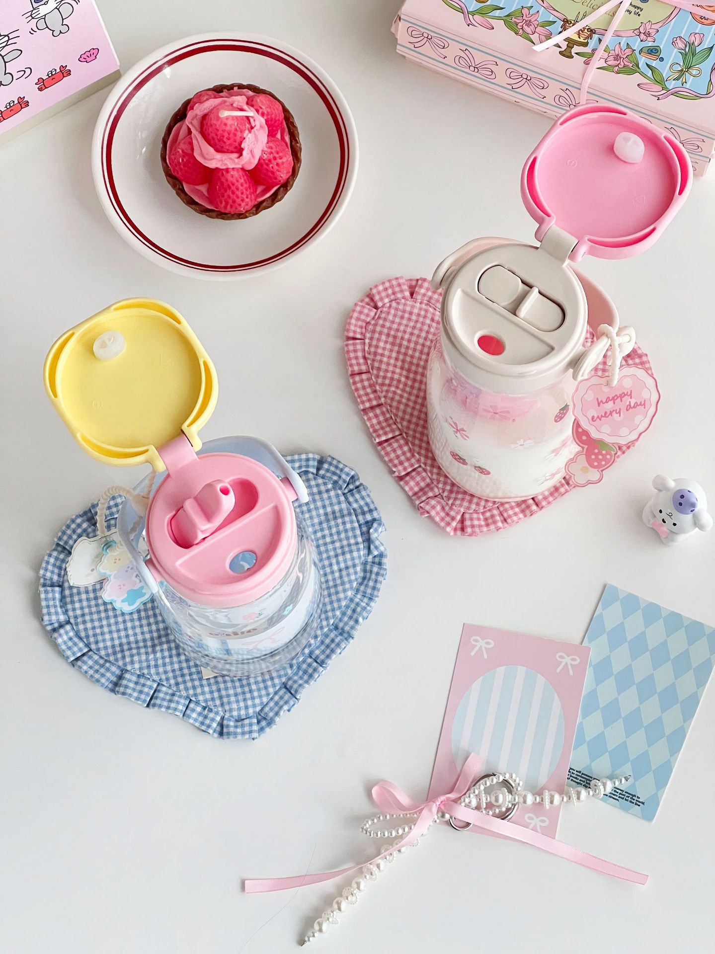 简约冷萃花茶杯水杯女生便携茶水分离杯吸管玻璃杯高颜值泡茶杯详情6