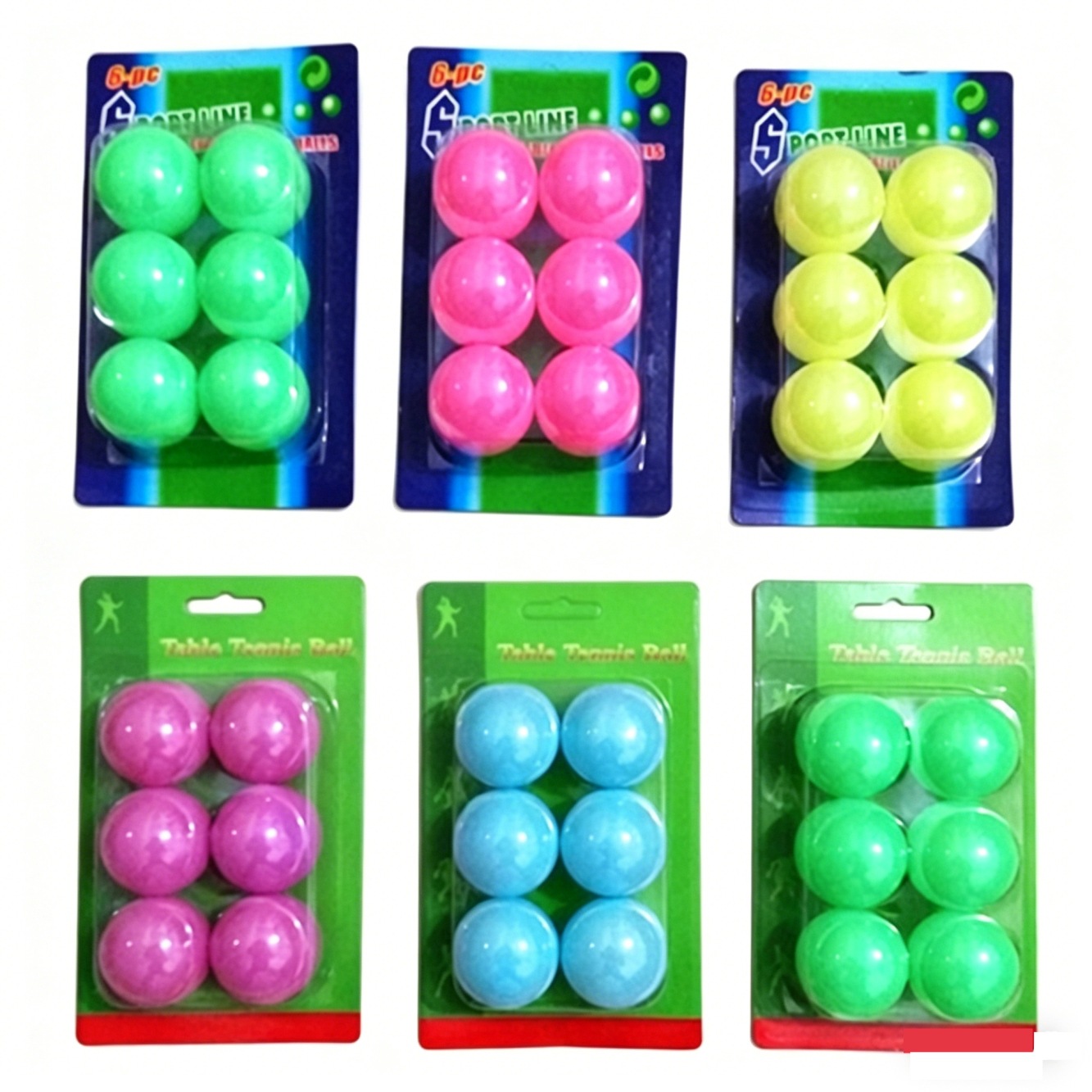 وتوزع على وجه السرعة عبوة من كرة الطاولة من طراز PP من طراز 6PCs PC، وهي عبارة عن عبوة بطاقة منفرد من طراز PP pic 7