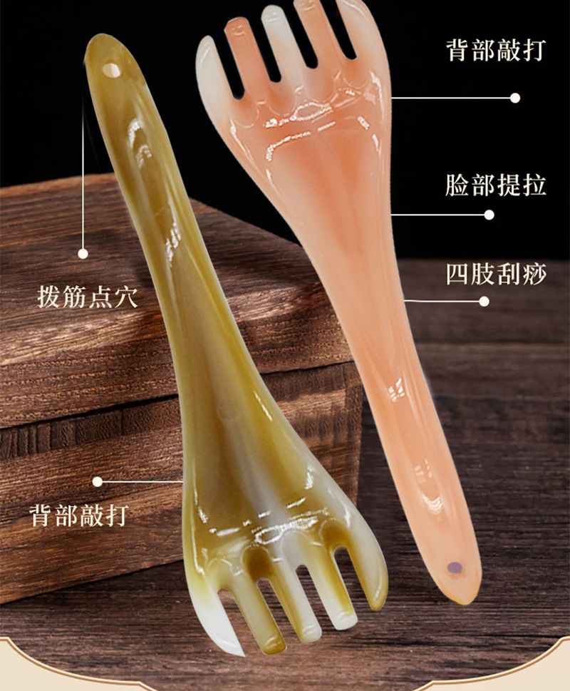 Portable massage, hand combing, scalp acupoint and meridian massage without harming the skin. Home massage and health care tool, cross-border hair delivery pic 4