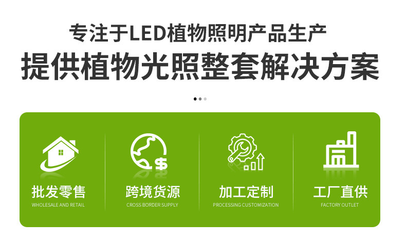 Full-spectrum cross-border flower greenhouse, household indoor succulent lamp, coloring and supplementary lighting lamp, T8LED plant lamp, growth lamp pic 1