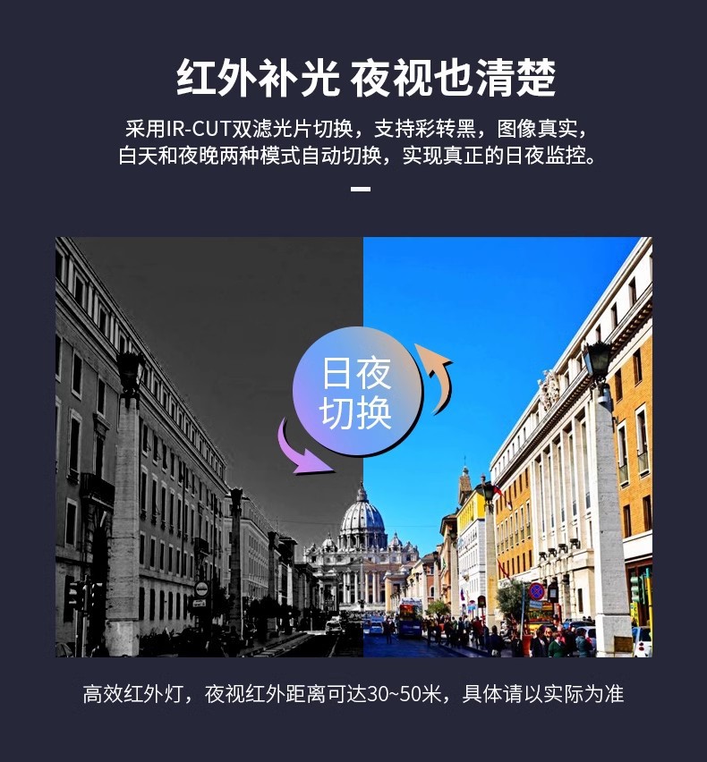 大华200万CCTV模拟同轴监控摄像头红外高清1080P枪机HAC-HFW1200M详情4