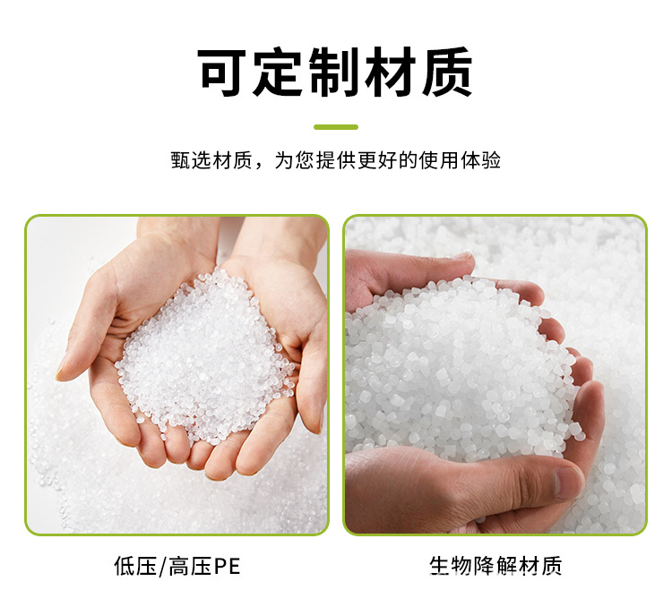 环保降解塑料袋超市礼品打包提手包装外卖袋可降解塑料薄膜袋详情4