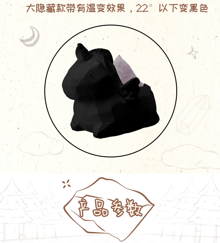 热销爆款动物PAI水晶石盲盒2.0系列带扩香石好寓意潮流桌面小摆件详情13
