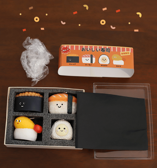 日式寿司原创香薰蜡烛礼盒生日礼物跨境批发小众氛围感家居摆件详情3